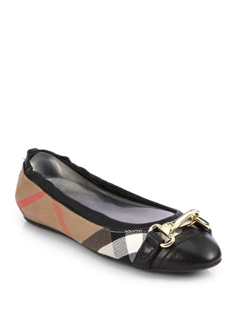 big girls burberry flats|Burberry girls shoes.